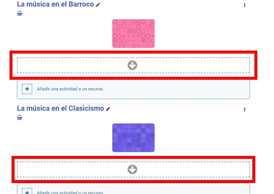 40. ¿Cómo copio los recursos entre mis cursos? Bolsa de recursos. Imagen 4