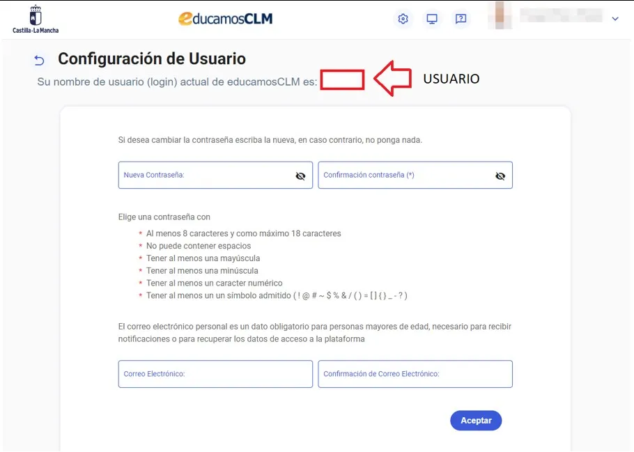 1. Acceso al portal. Imagen 3