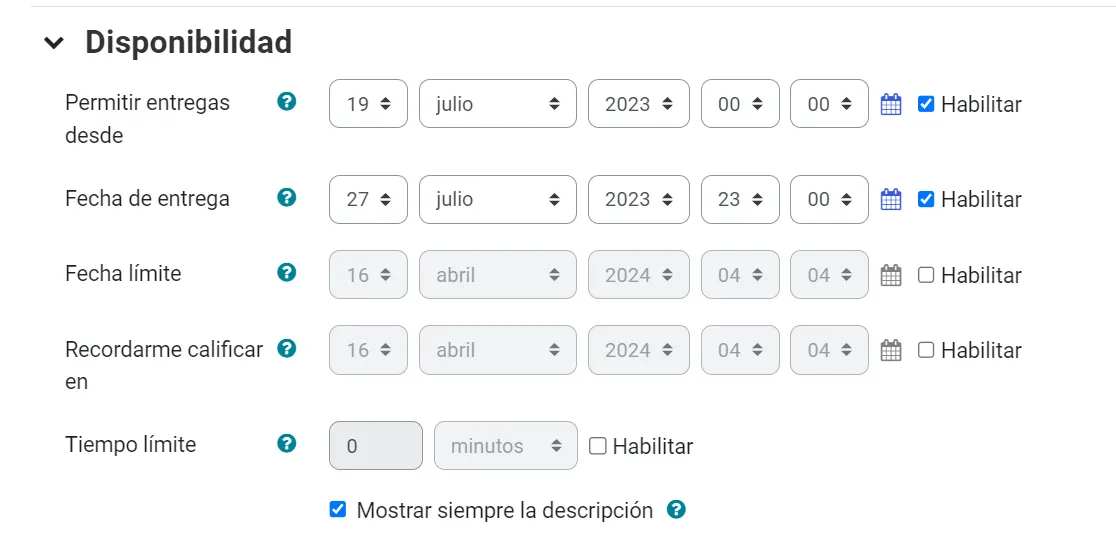 71. ¿Cómo pongo una fecha límite de entrega a una tarea? Imagen 3