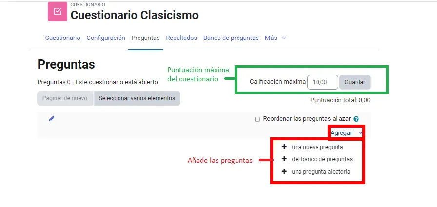 95. ¿Cómo agrego preguntas a un cuestionario? Imagen 2