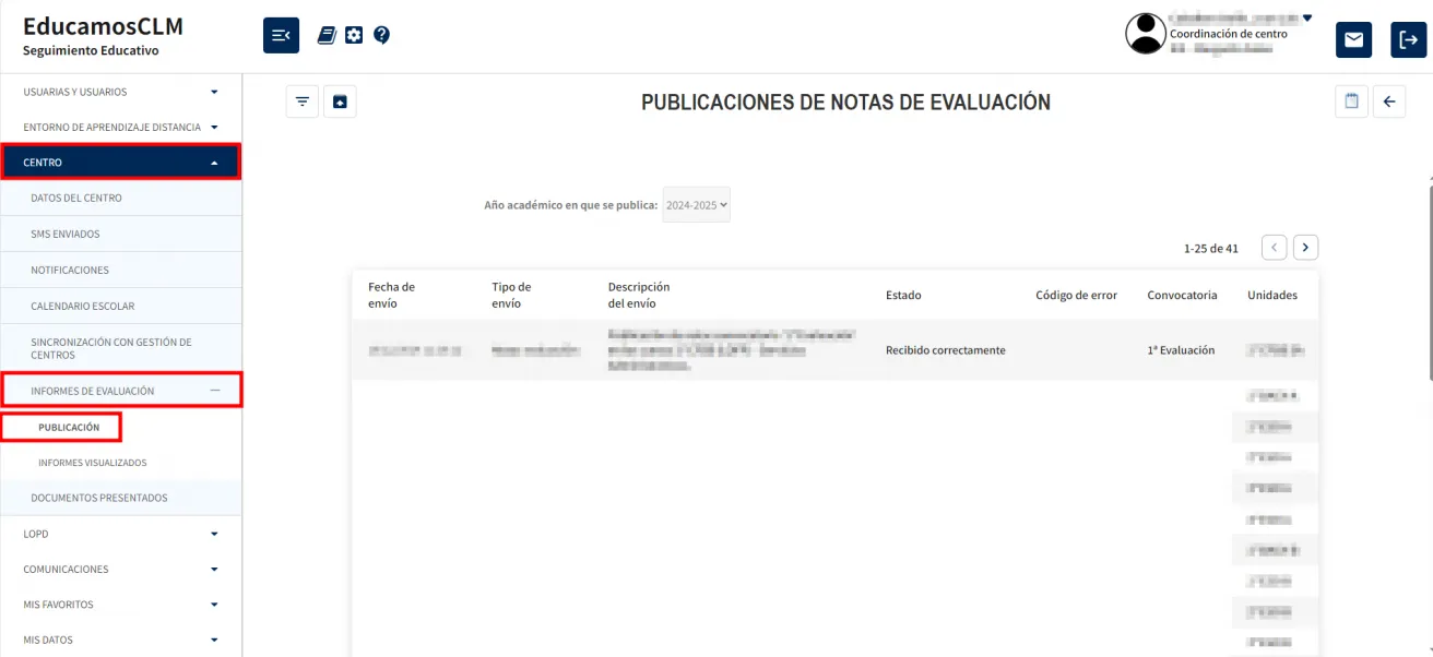 ¿Cómo publico los informes de evaluación trimestrales? Imagen 1