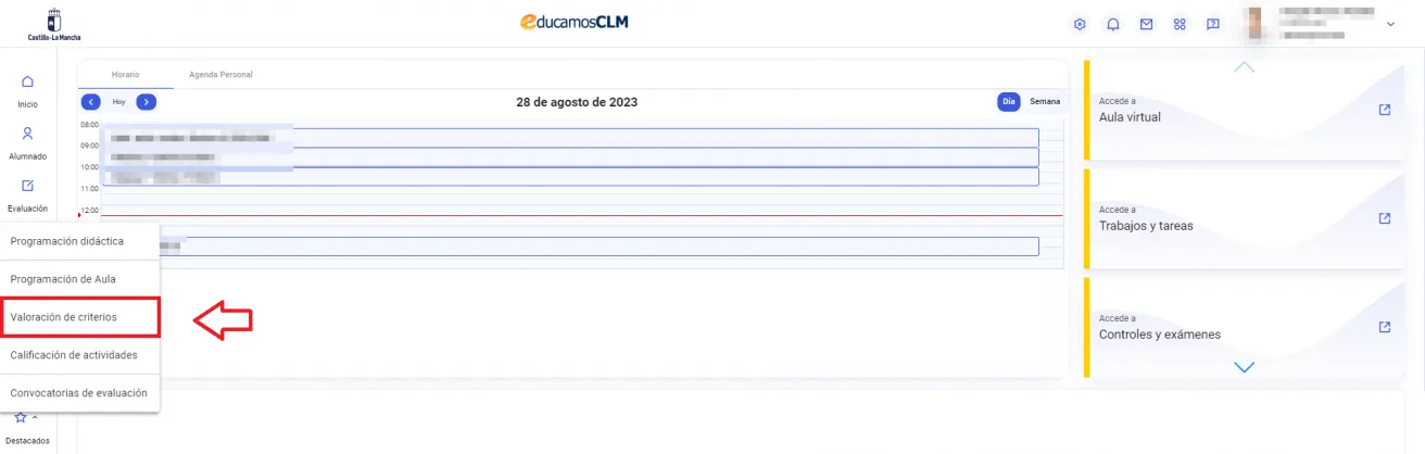 66. ¿Cómo puedo descargarme los informes que tienen que ver con mi área o materia? Imagen 1