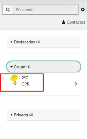 10. Cajón de mensajería: ¿Para qué se utiliza el apartado “Grupos”? Imagen 1