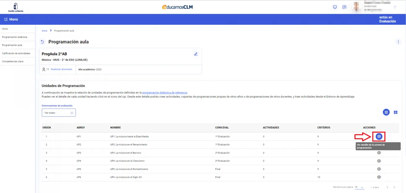 37. ¿Cómo incluyo actividades en las unidades de programación? Imagen 3