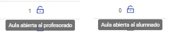 22. ¿Qué significan los candados que aparecen en la columna “Profesorado” y “Alumnado”? Imagen 3