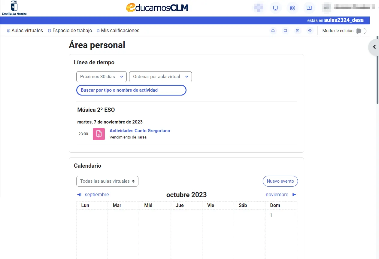 14. Tarea: ¿Cómo puedo ver todas las actividades que tengo pendientes de realizar o entregar? Imagen 1