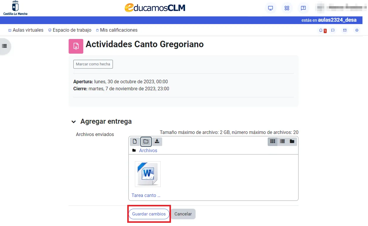 15. Tarea: ¿Cómo entrego una tarea? Imagen 2