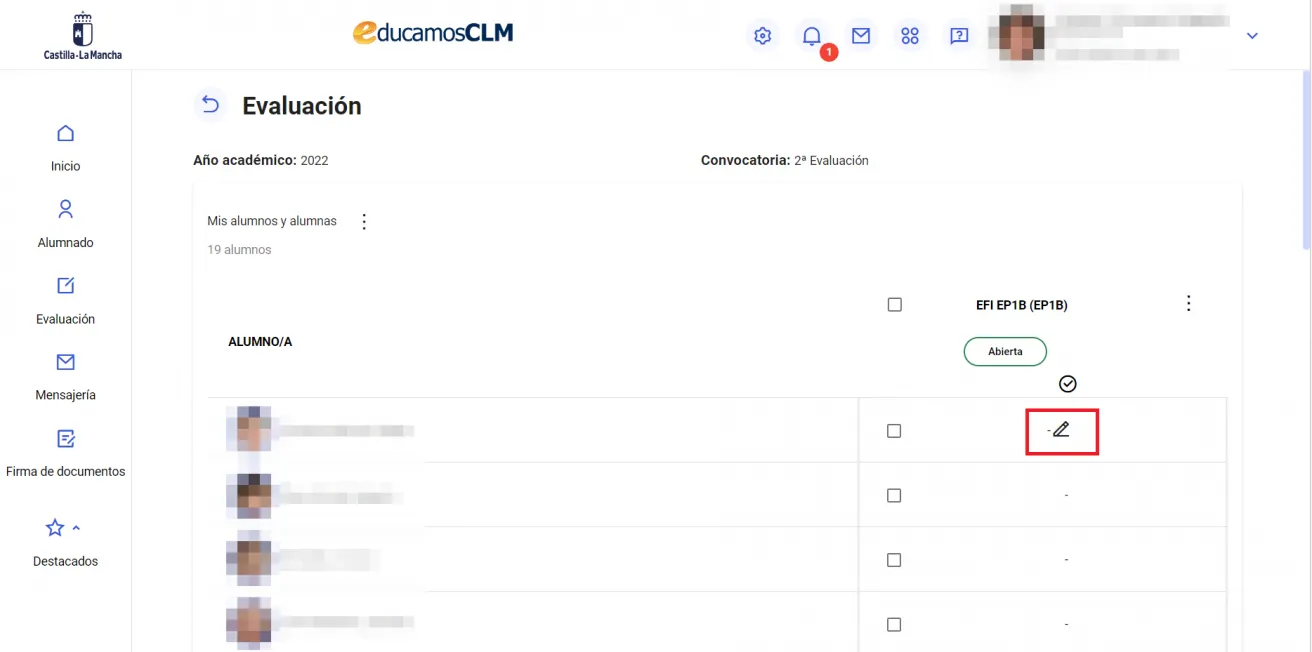 73. No he utilizado el cuaderno de evaluación para evaluar. ¿Puedo introducir las notas desde el escritorio? Imagen 3