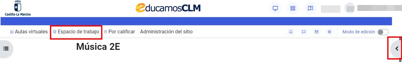 Una vez en el apartado “Calendario”, el docente que quiere exportar su calendario deberá seleccionar la opción “Exportar calendario”.