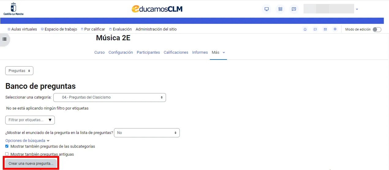 88. ¿Cómo agrego preguntas a mi banco de preguntas? Imagen 3