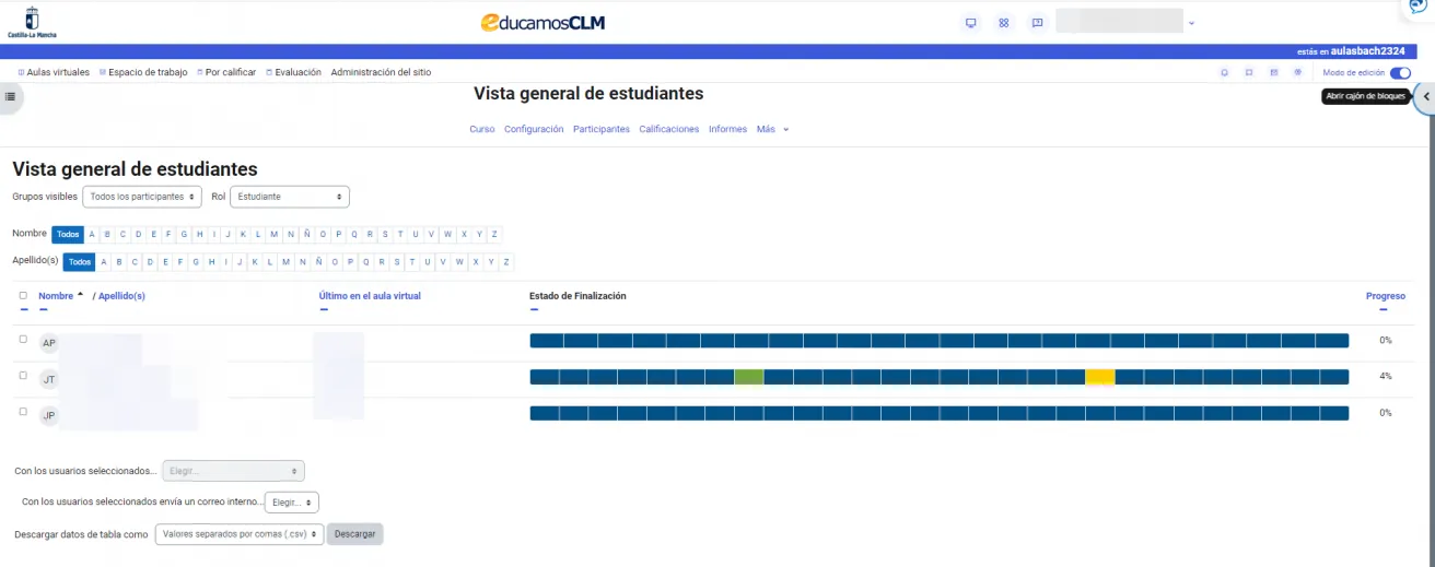 76. ¿Qué herramientas podemos utilizar para contribuir a la planificación de entrega de tareas del alumnado y realizar el seguimiento del mismo? Imag