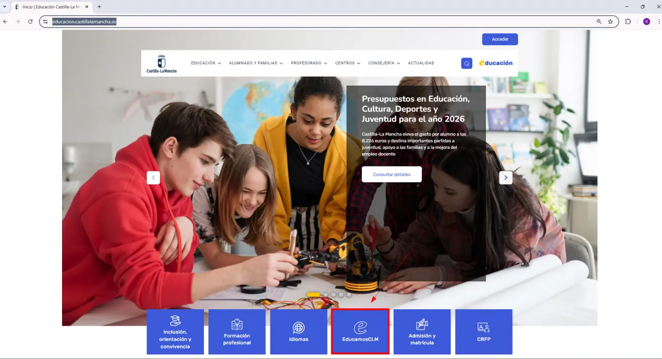 Portal de Educación JCCM