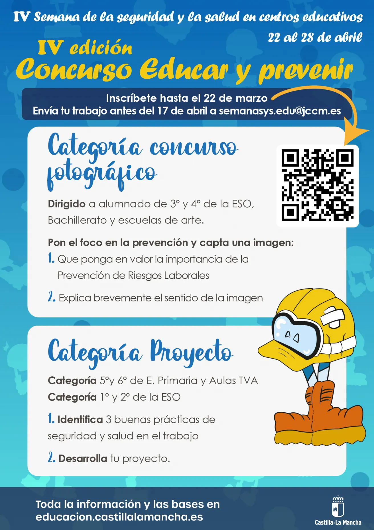 Cartel concurso educar y prevenir
