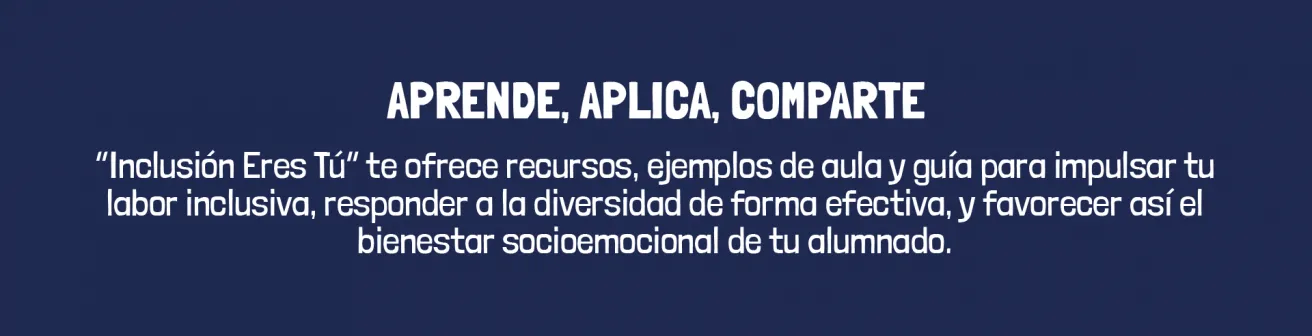 Aprende, aplica, comparte